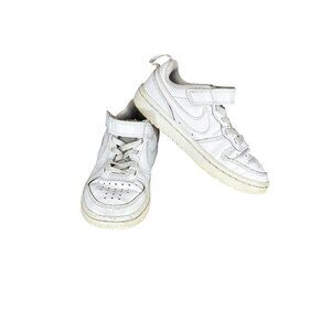 Nike Kids White Leather Sneakers Size 11C